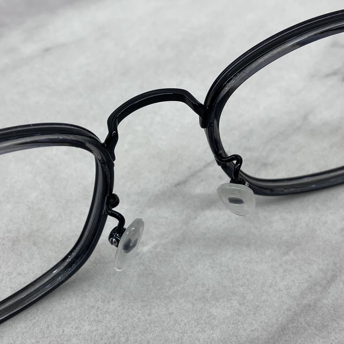 C58 PBL 그레이 블랙 솔텍스 웰링턴 메탈테 안경 상품이미지4