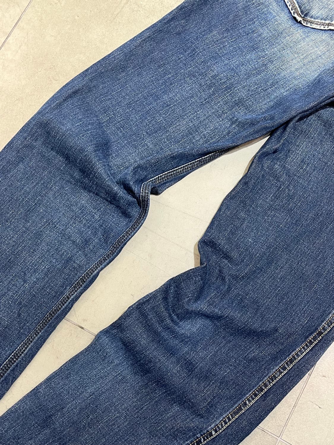 Diesel Industry 빈티지 워싱 와이드 데님 팬츠 상품이미지9