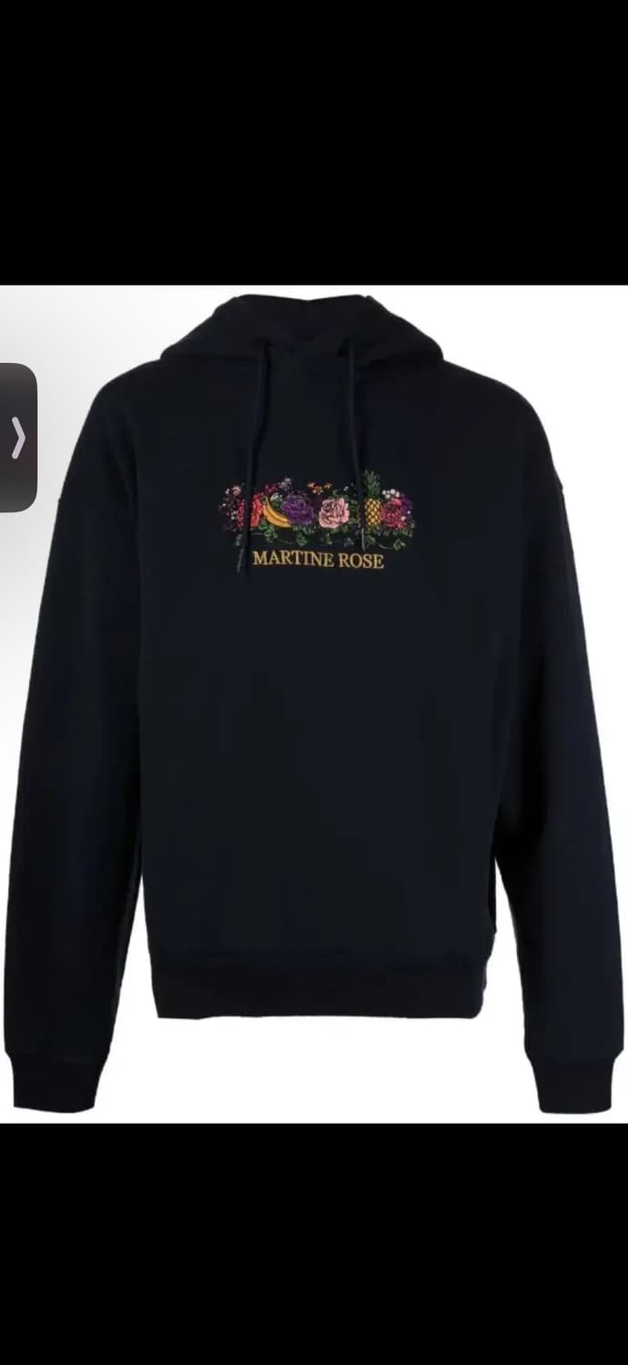 마틴로즈 로고자수 드로스트링 후드 XL 상품이미지5