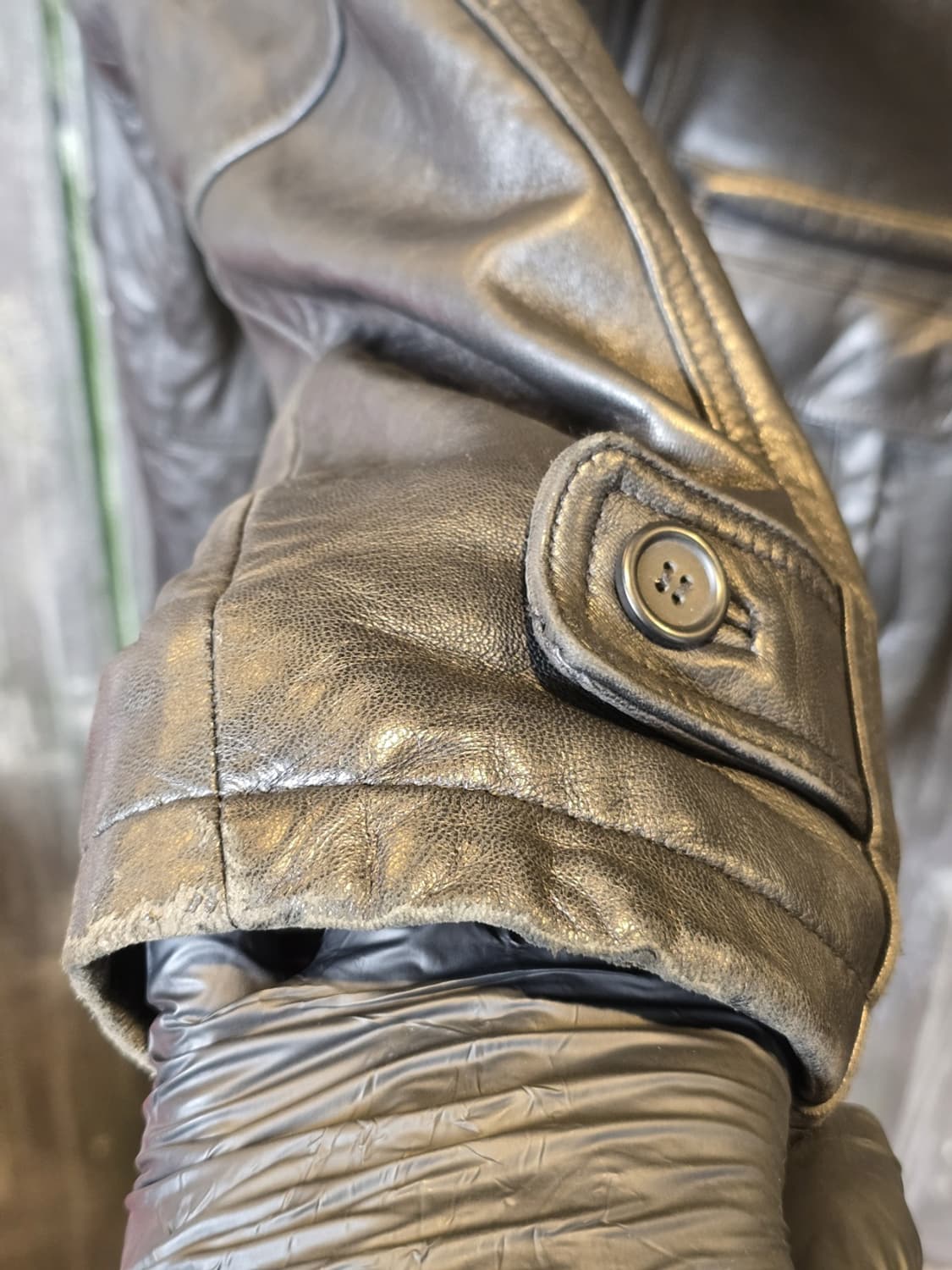 90s Urban Express Leather Jacket 상품이미지3
