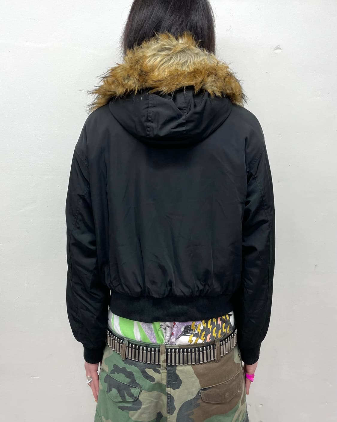 Big Hoodie Black Padded Jacket  상품이미지2