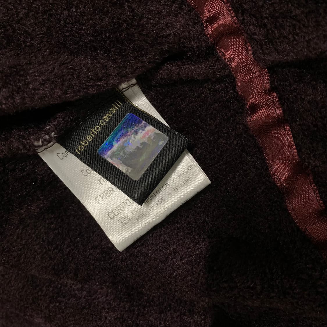 2000s 로베르토 카발리 레더 밍크 가디건 상품이미지9