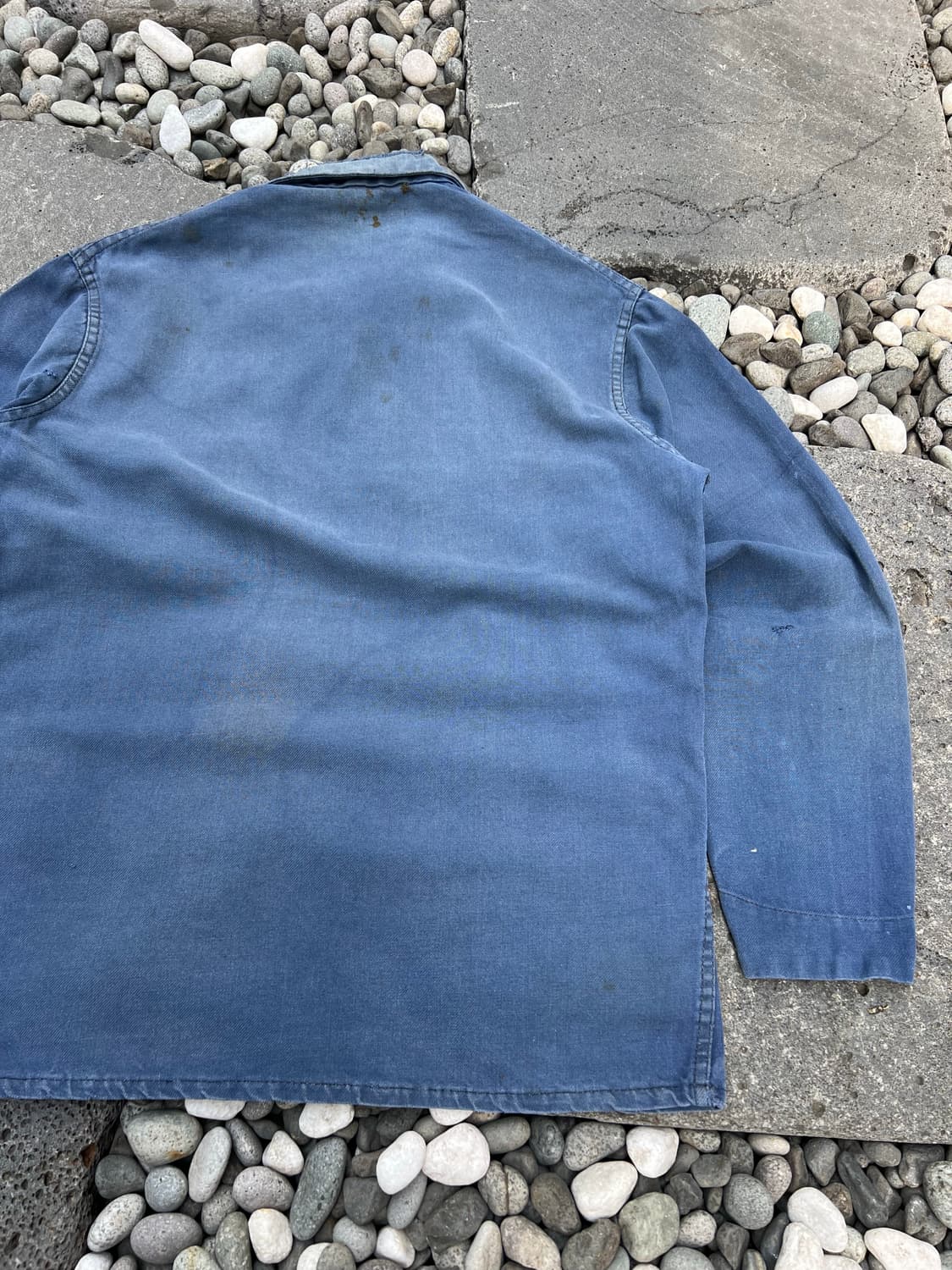 FADED VINTAGE WASHING BLUE 패치워크 프렌치워크자켓 상품이미지10