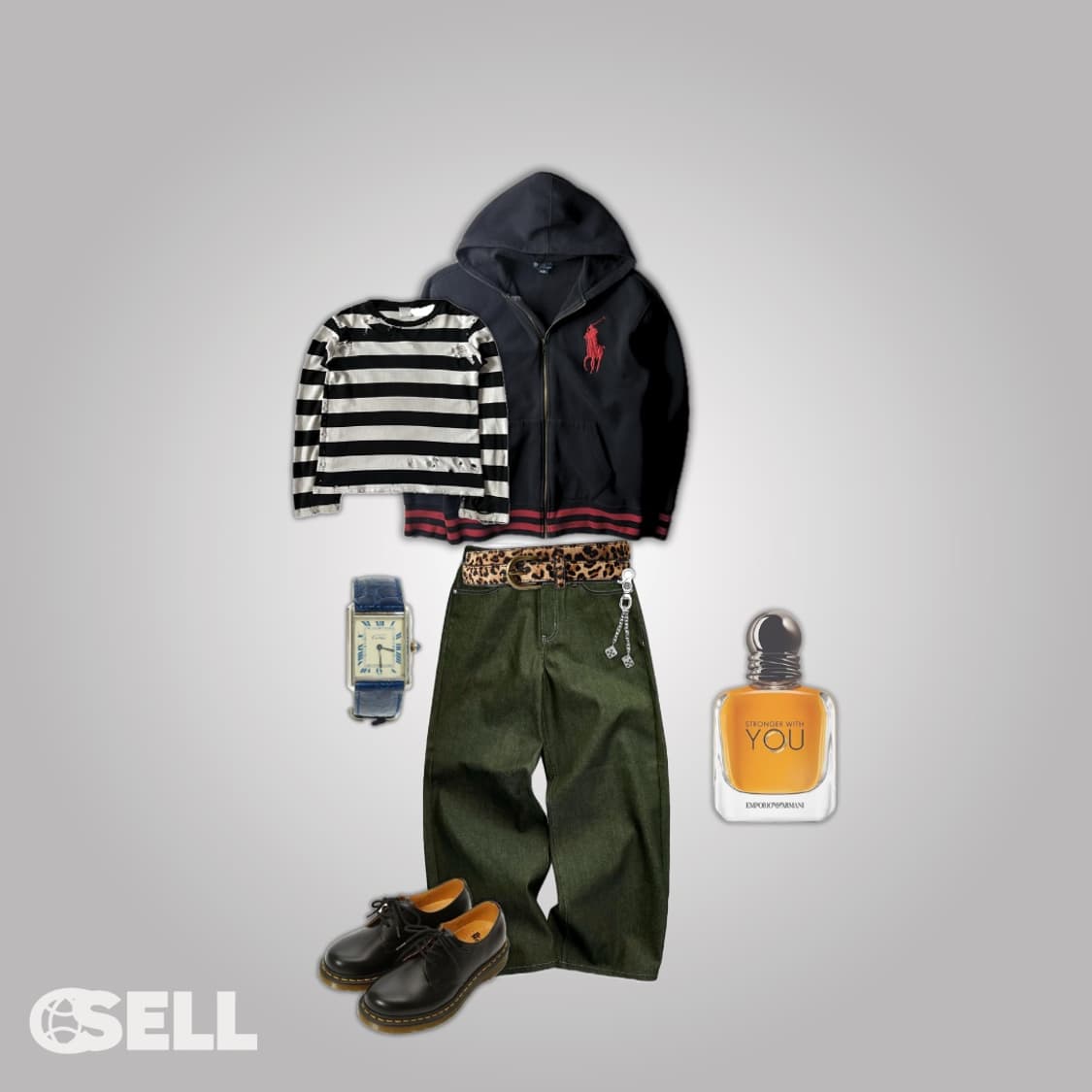 폴로 빅포니 검빨 후드집업 상품이미지2