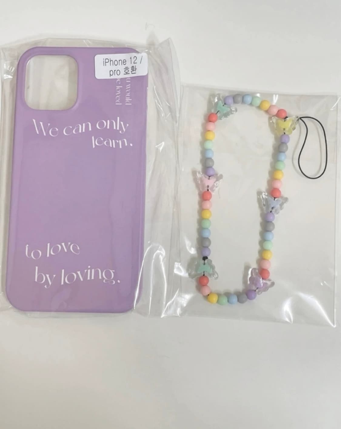 아이폰12 하드케이스 스트랩세트 새상품 상품이미지1