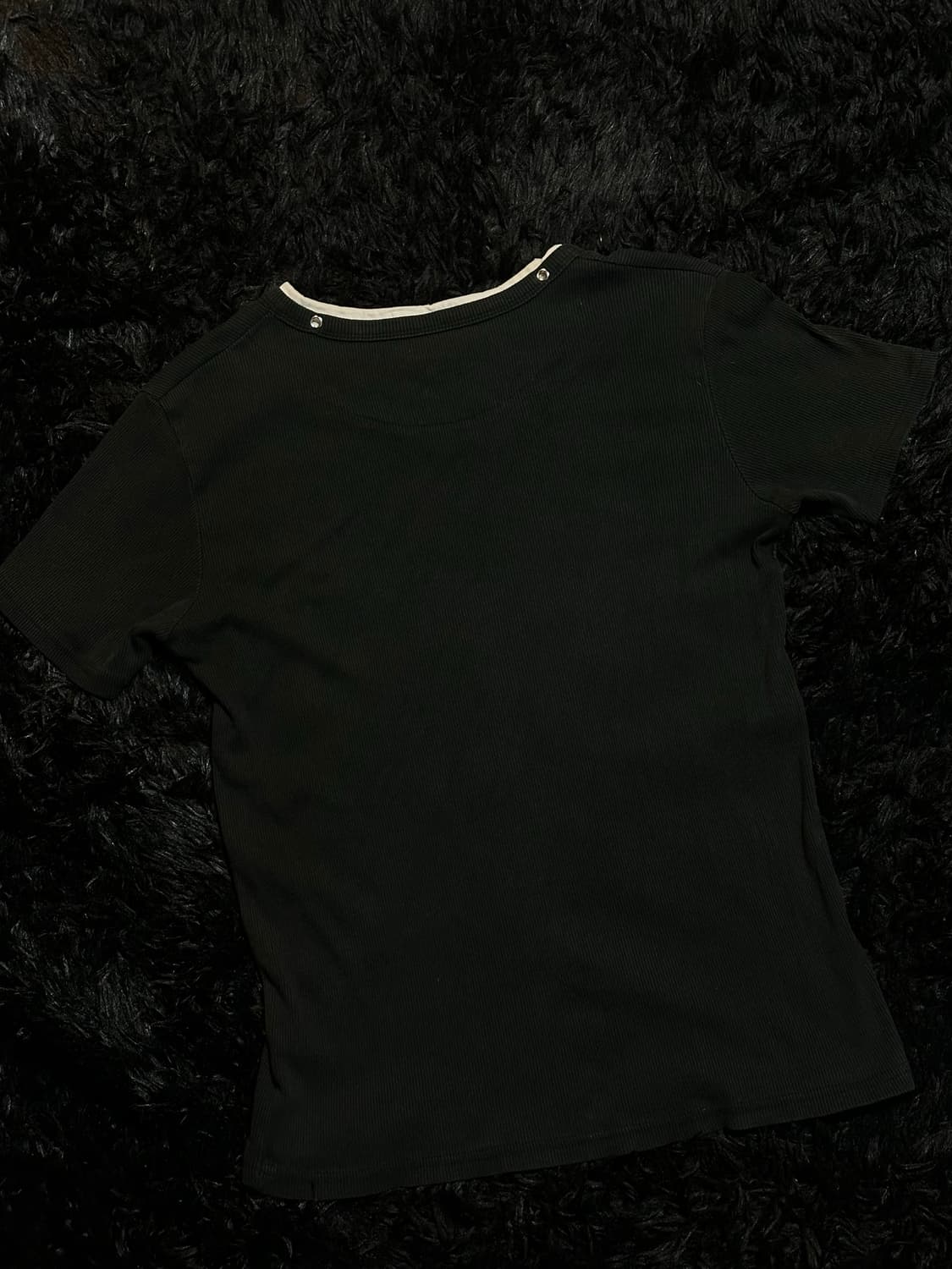 Black lettering short-sleeved 상품이미지2