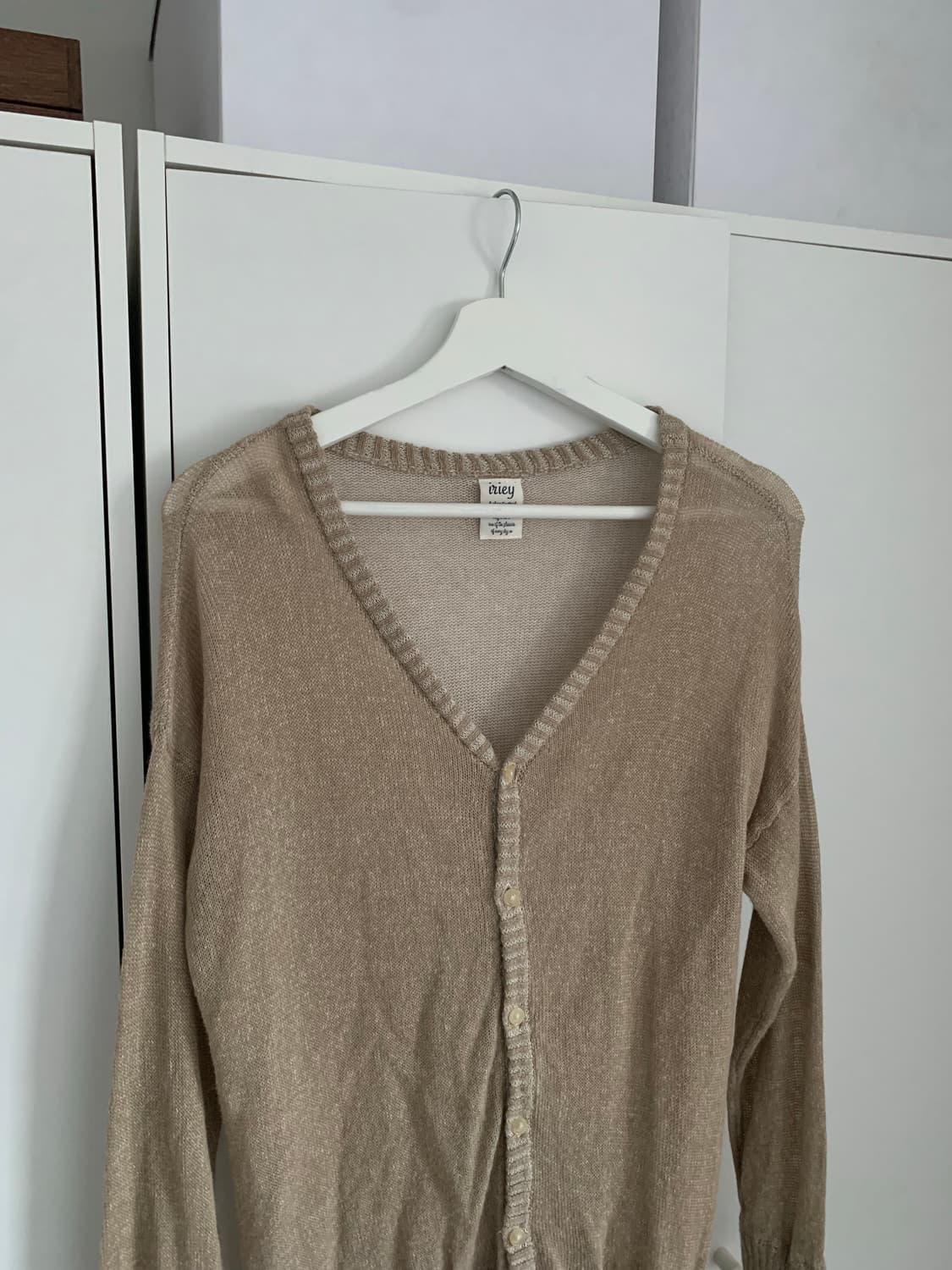 베이지 롱가디건 상품이미지3