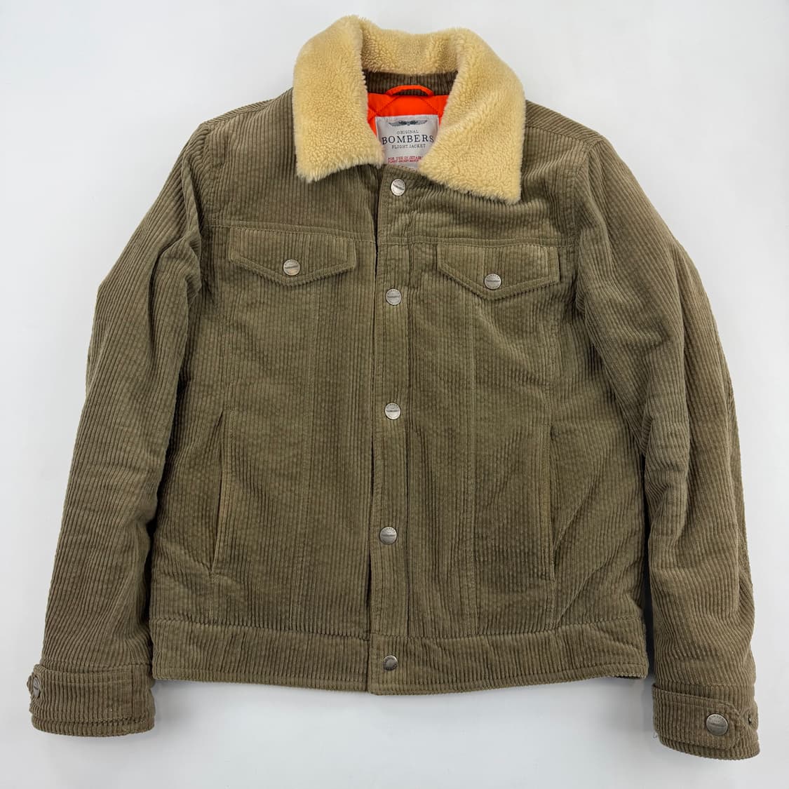 Bombers original 코듀로이 쉐르파 자켓 상품이미지1