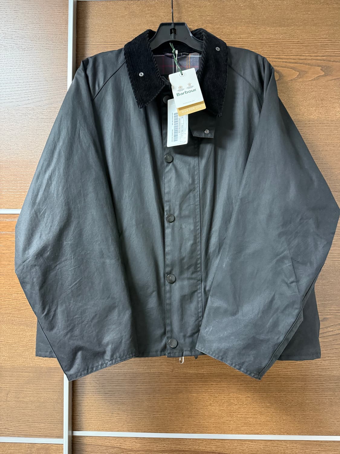 (신형탭, 국내정품) 바버 트랜스포트 자켓 블랙 38 상품이미지1