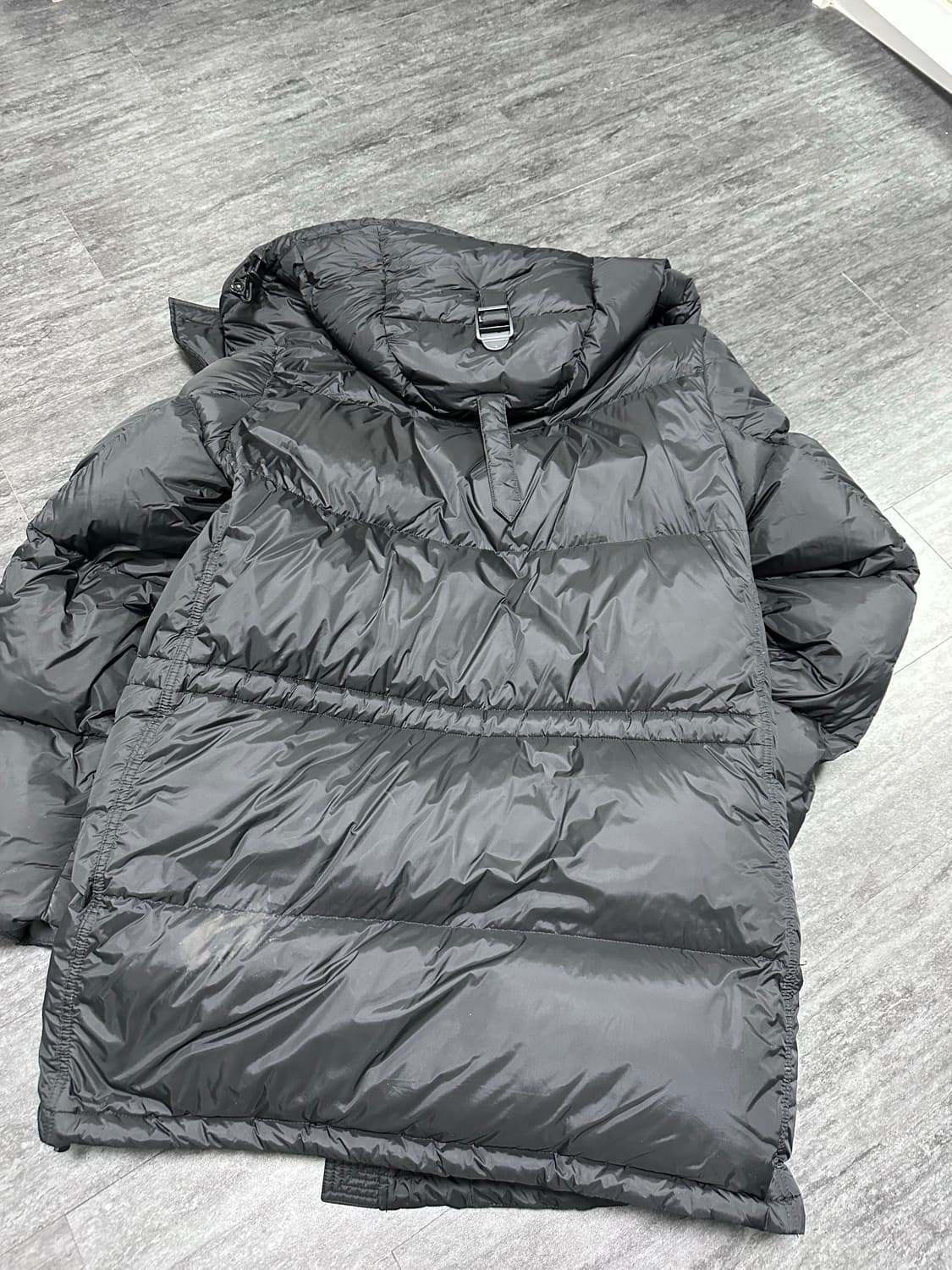 버버리 남자 롱 패딩 S 블랙 상품이미지9