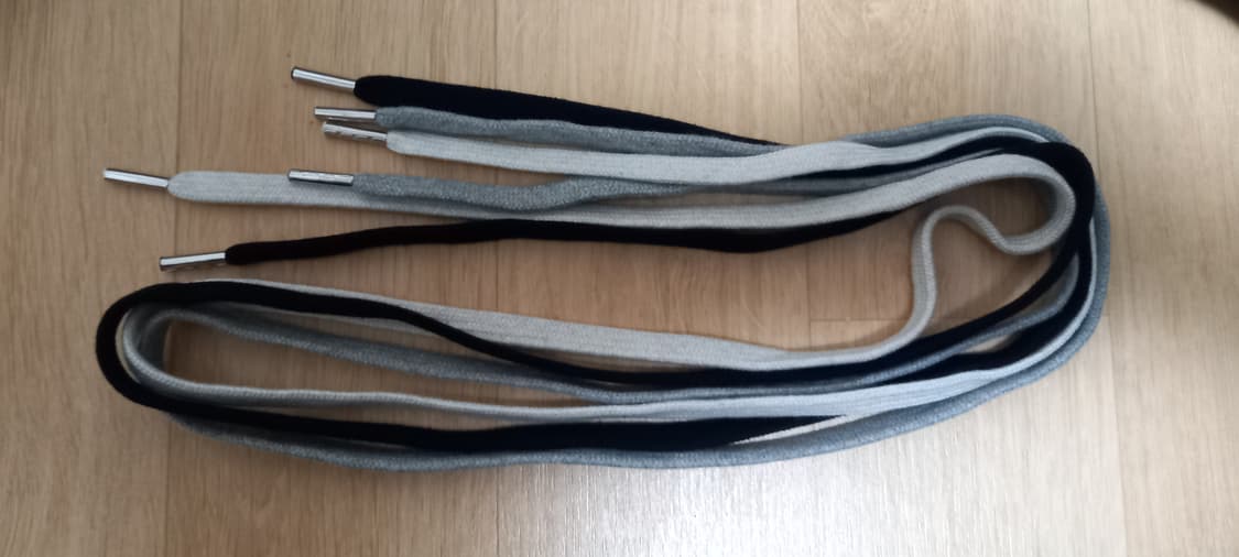 무신사 스탠다드 짧은기장 후드집업 오트밀 그레이 블랙 2XL 상품이미지5