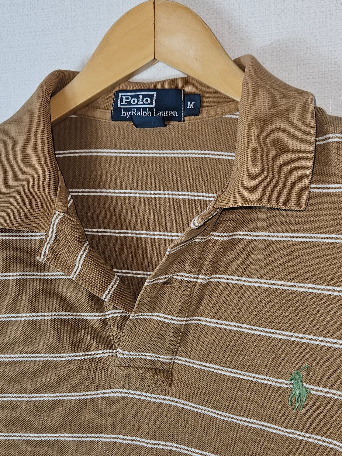 폴로 랄프로렌 브라운 카라반팔티 피케티 코튼 클래식 M 상품이미지1