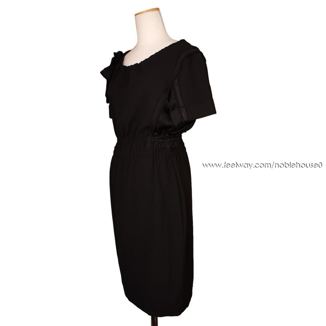 엘리타하리 블랙 리본 원피스 44 상품이미지2