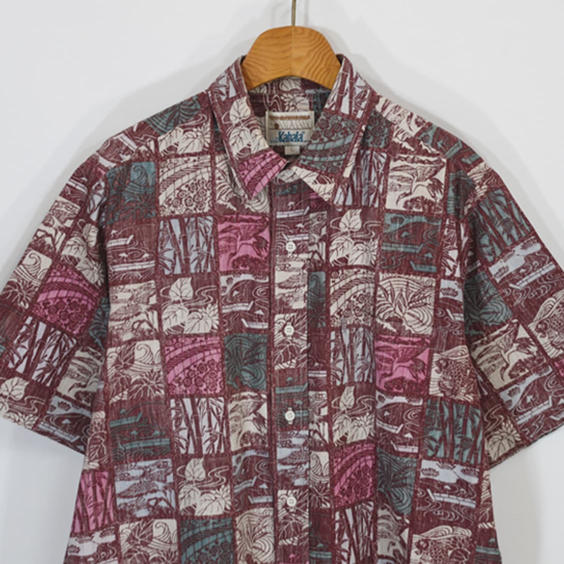 made in Hawaii USA Kahala 하와이안셔츠 상품이미지3