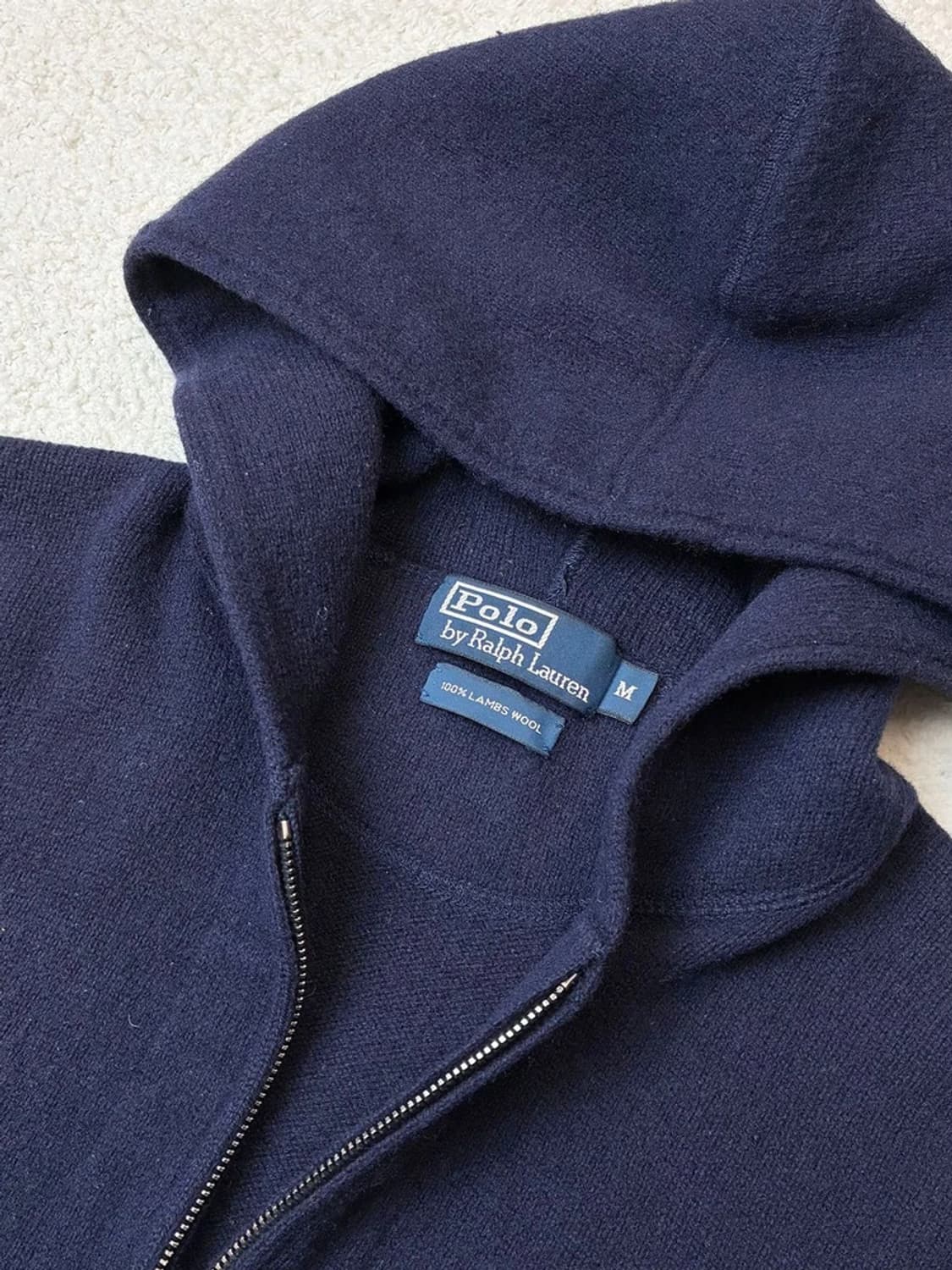 폴로 랄프로렌 90's 램스 울 니트 후드 집업 PN6288     상품이미지3