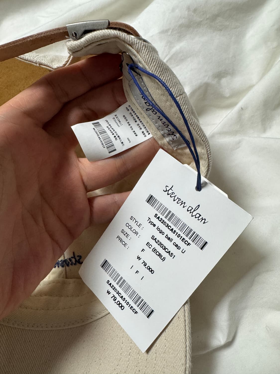 스티븐알란 볼캡 모자 새제품 상품이미지3