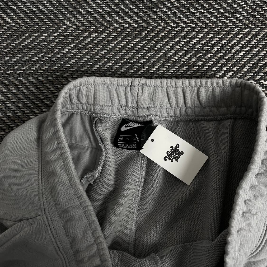 나이키 더블 스우시 그레이 스웻 팬츠o 2847 상품이미지4