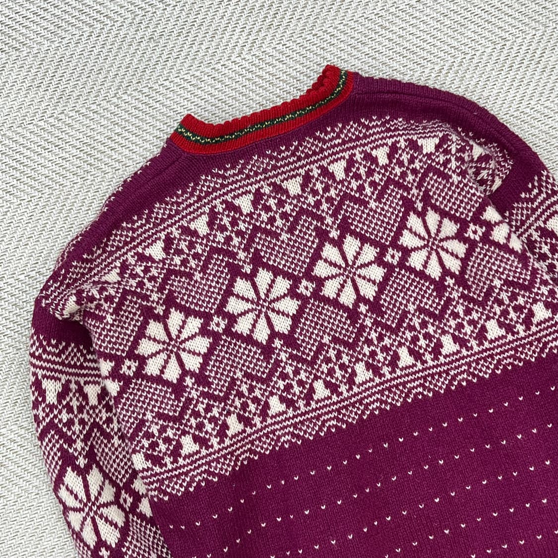 캠브릿지 노르딕 패턴 울 가디건 r2758 상품이미지4