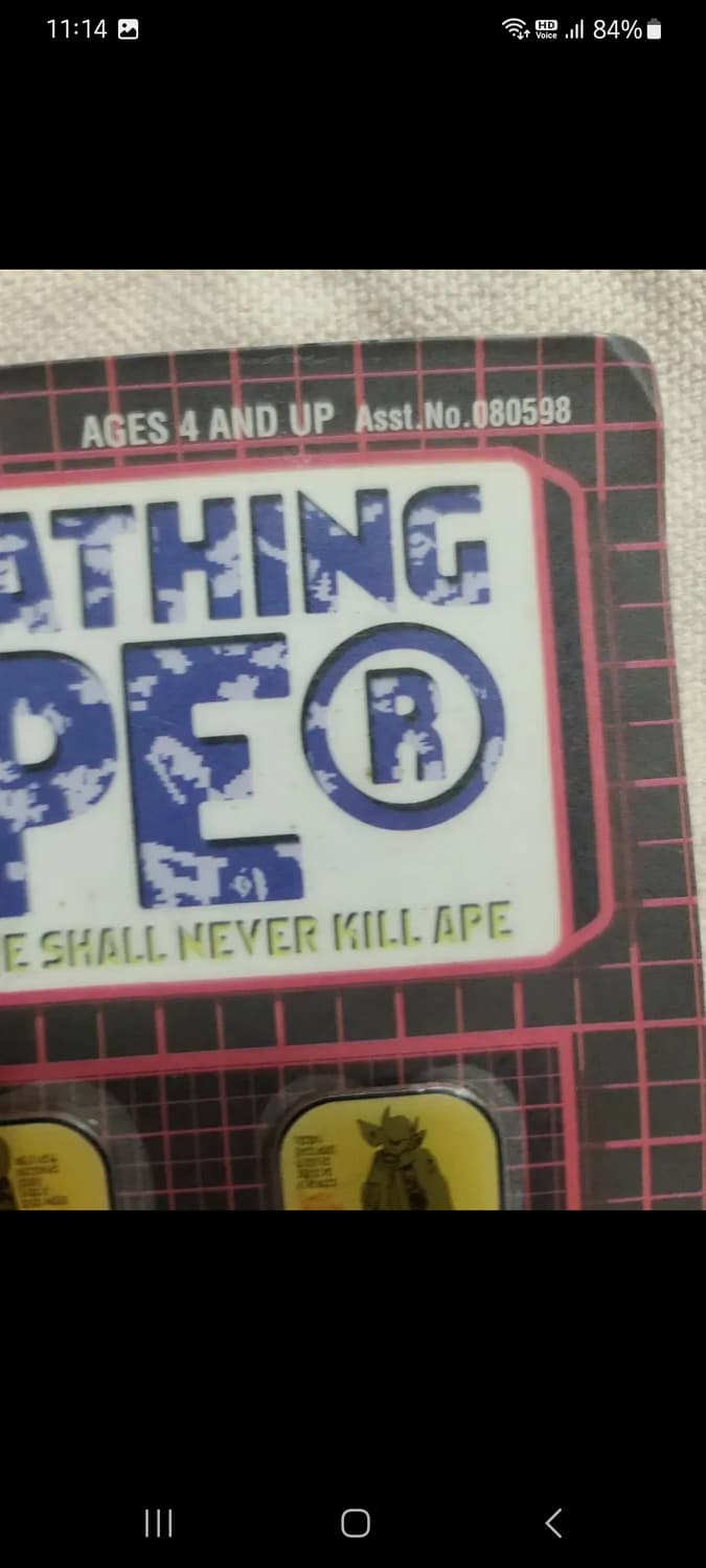 1999년 BAPE LOGO 핀  배지 세트# 상품이미지6