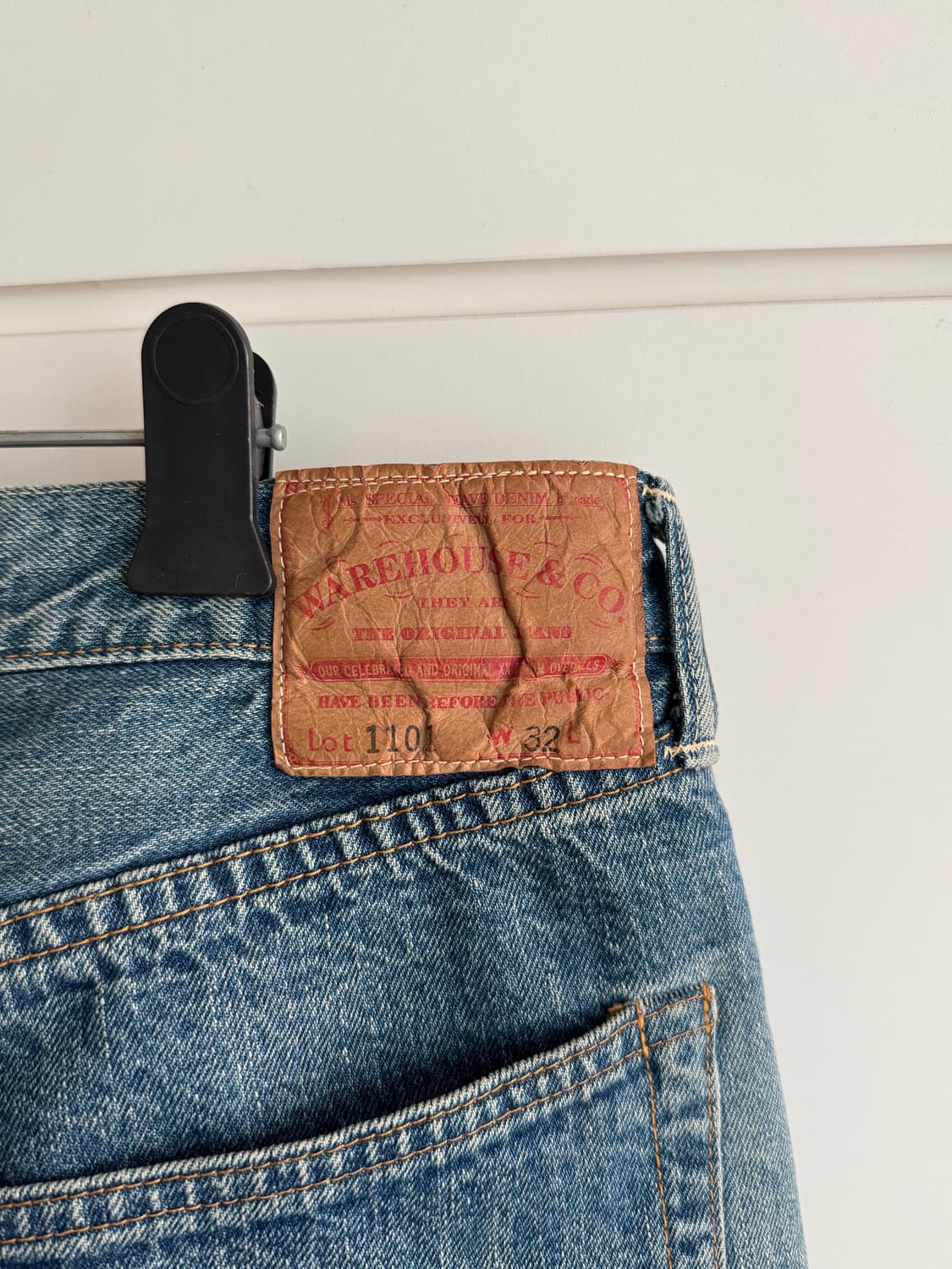 웨어하우스 1101 2nd hand, 32사이즈 라이트인디고 상품이미지5