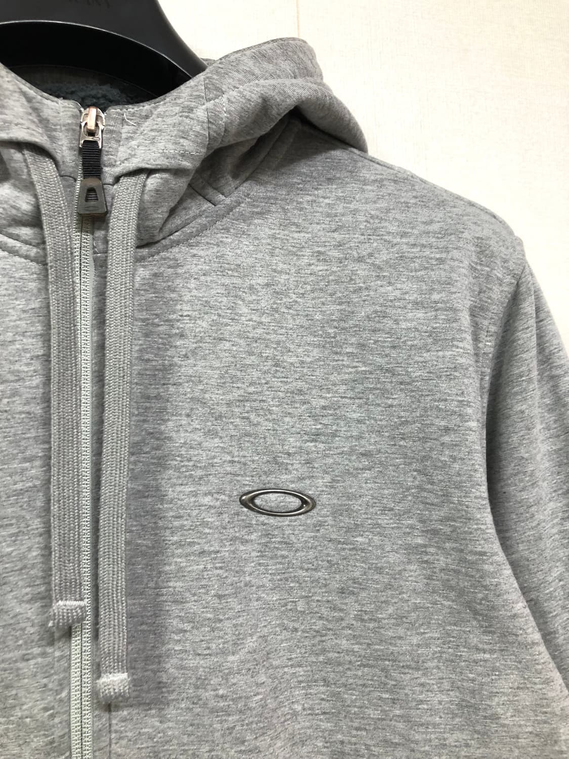 오클리 은각로고 기모 후드집업 M _ 그레이 상품이미지2