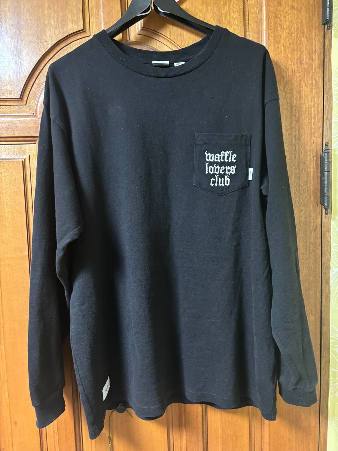 (m) 더블탭스 반스 긴팔티 블랙 상품이미지1