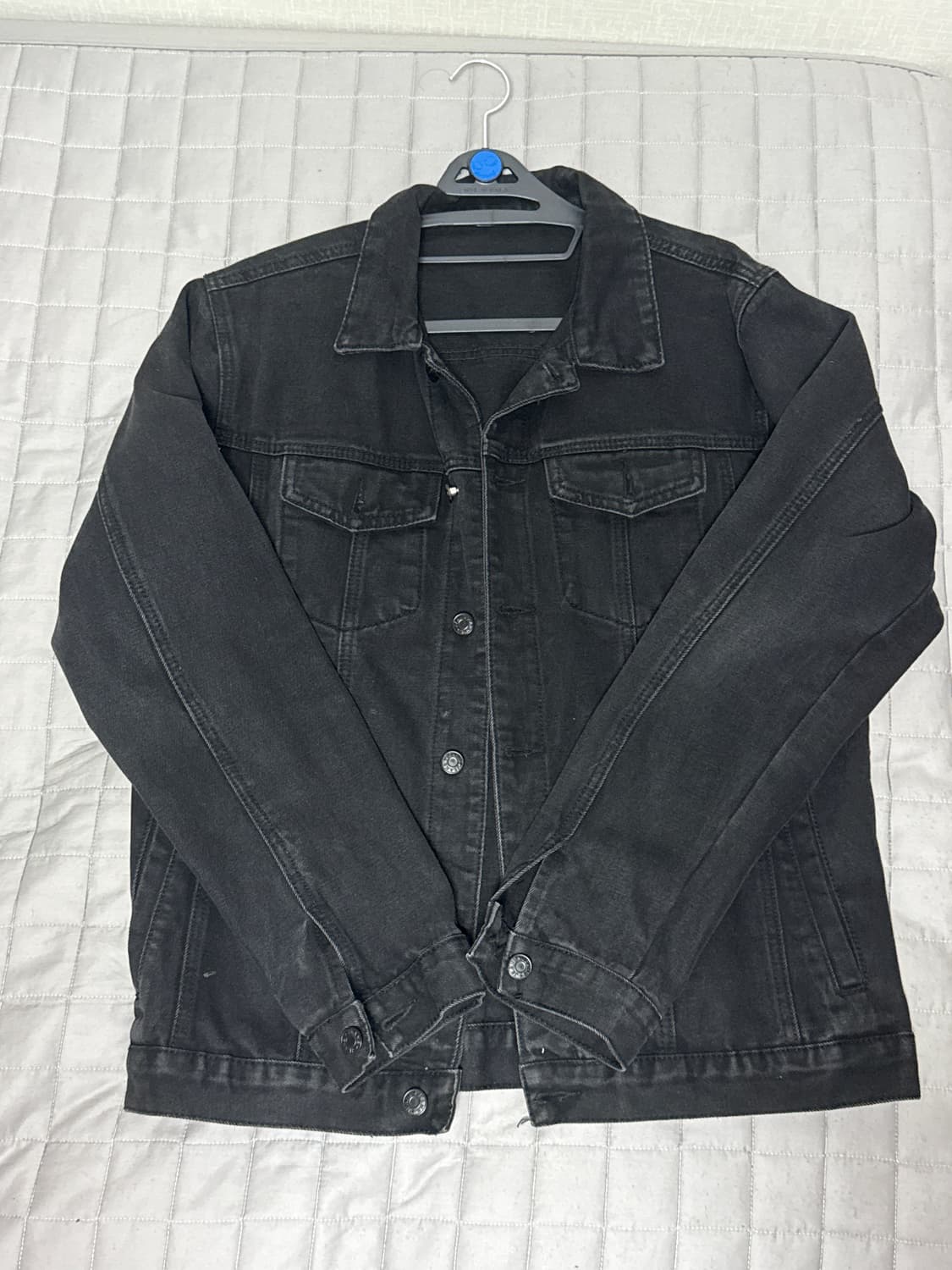 빈티지 흑청 트러커자켓 상품이미지1