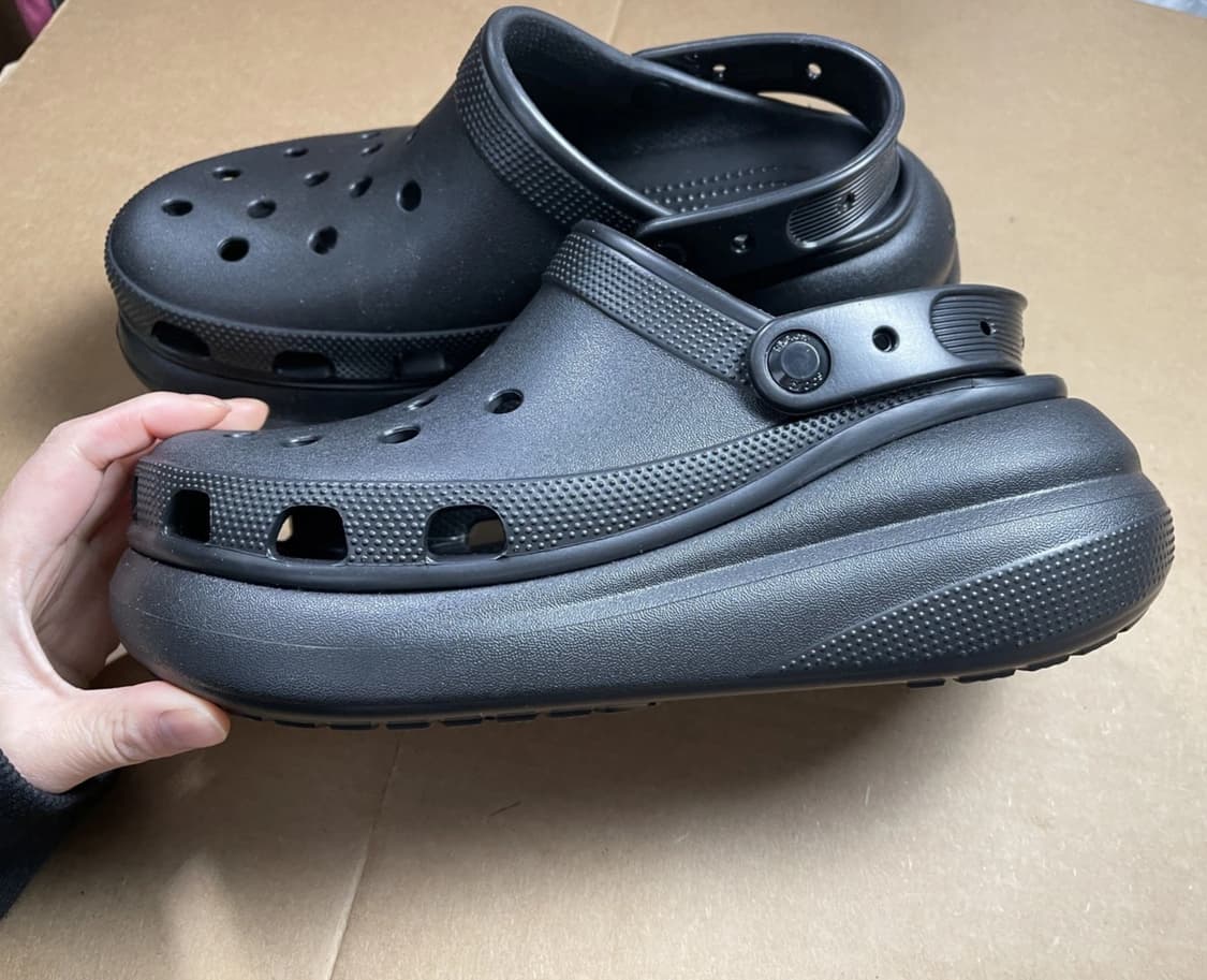 매장정품)) 클래식 크러쉬 클로그 블랙 207521-001 / 남녀공용 상품이미지3