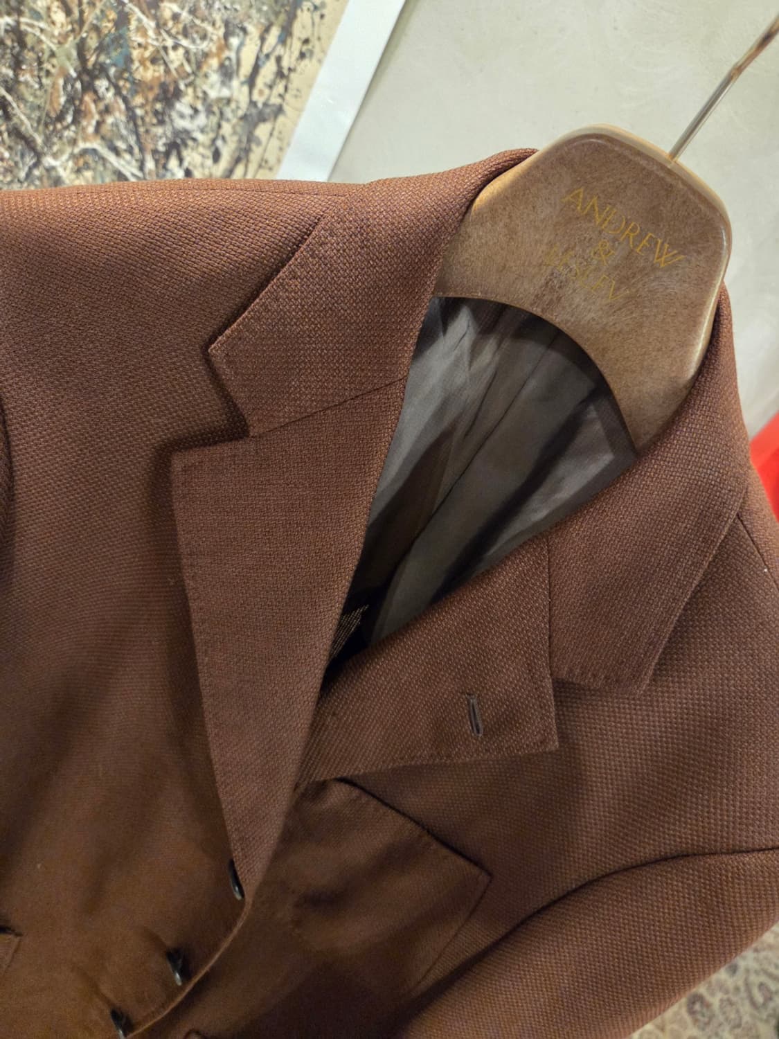 유키 토리 홉색 브라운 자켓  상품이미지3