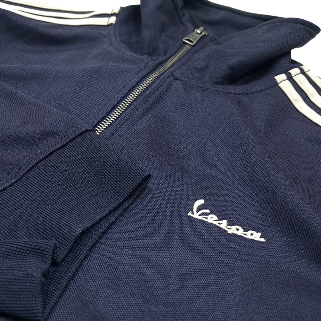 CL938 XL 아디다스x베스파 00s 코튼혼방 네이비 집업자켓 상품이미지5