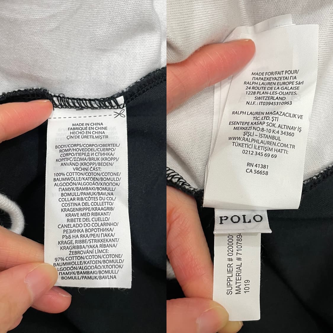 폴로 P-Wing 코튼 인터락 빅로고 그래픽 맨투맨 티 상품이미지8