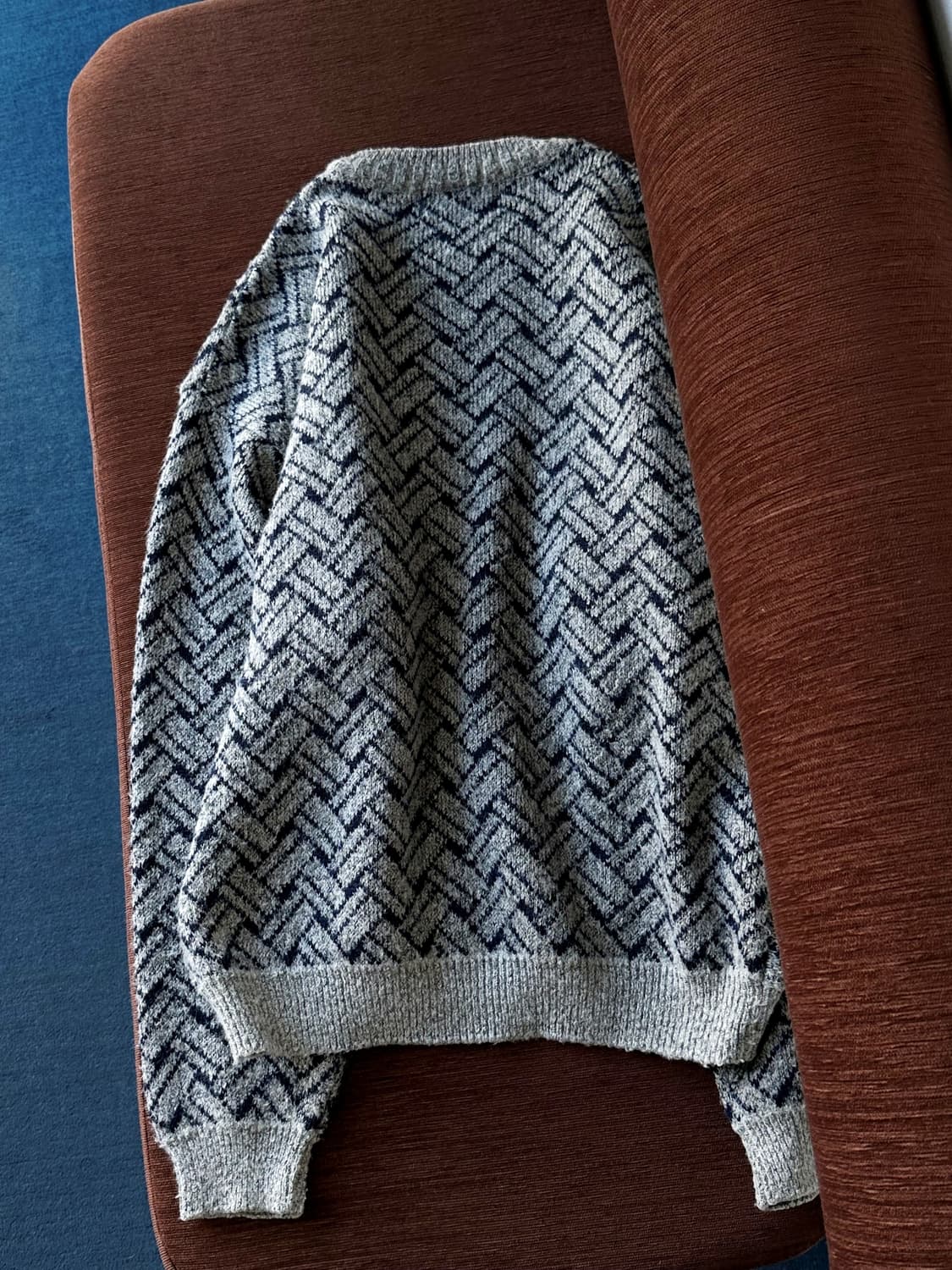 Dry fabric design pattern knit P/O 상품이미지6