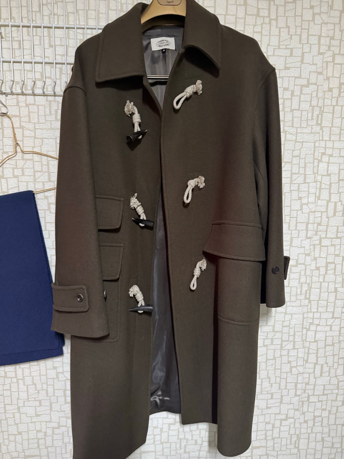 [M] 암피스트 스탠리 더플 코트 올리브 상품이미지1