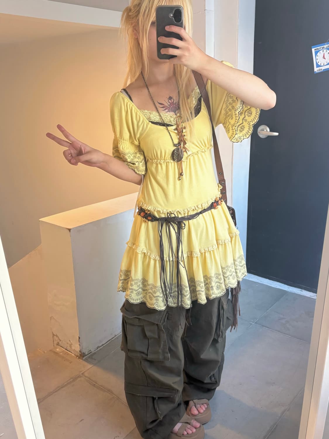 Liz Lisa two-way off-shoulder dress 상품이미지5