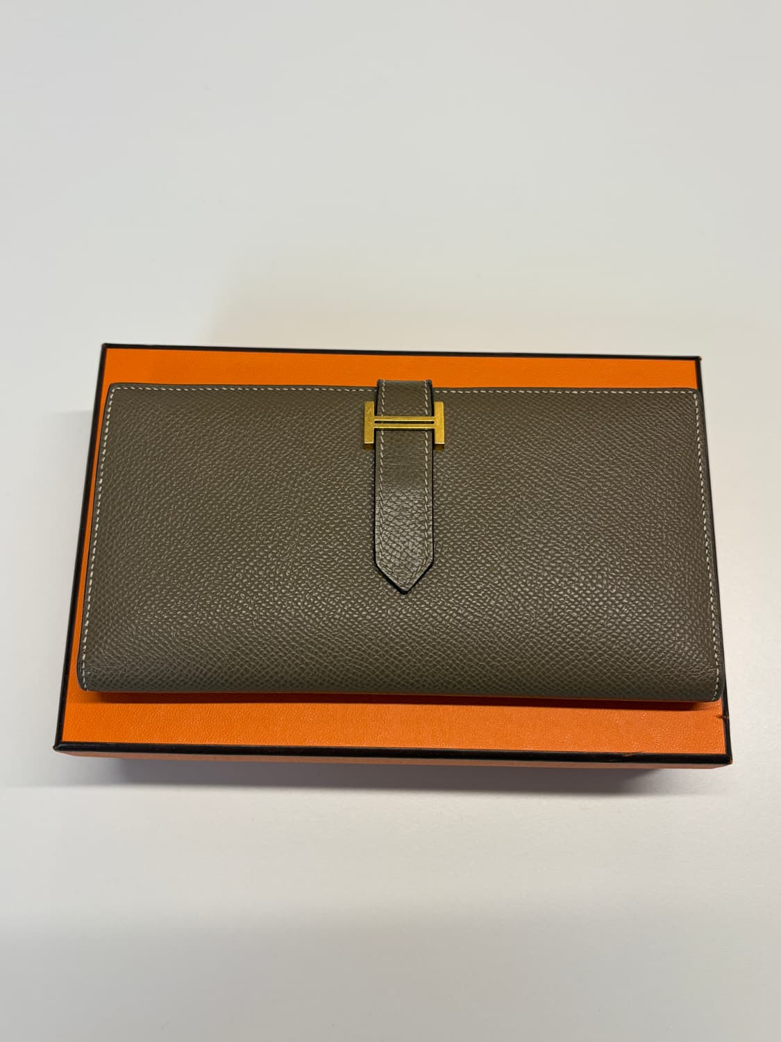 에르메스 베안 장지갑 에토프 금장 U각인 상품이미지2