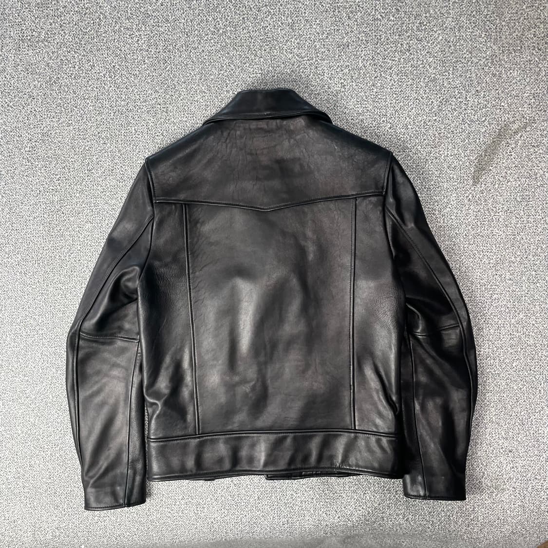 비바스튜디오 블랙 레더 라이더 자켓 상품이미지2