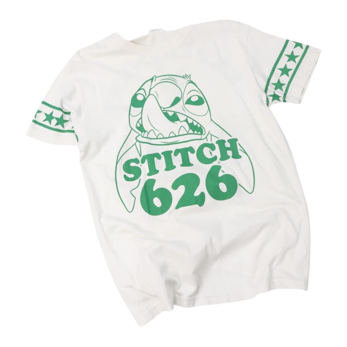 Disney 디즈니 빈티지 스티치 626 그린 그래픽 반팔티셔츠 상품이미지1