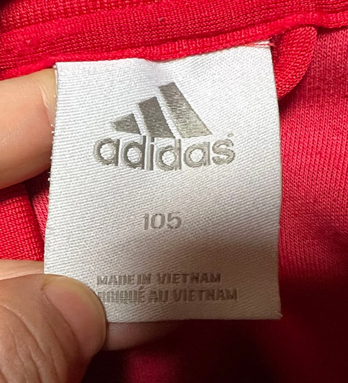 아디다스 스페인 트랙탑 져지 춘추 캐주얼 레드 XL 100-105 상품이미지6