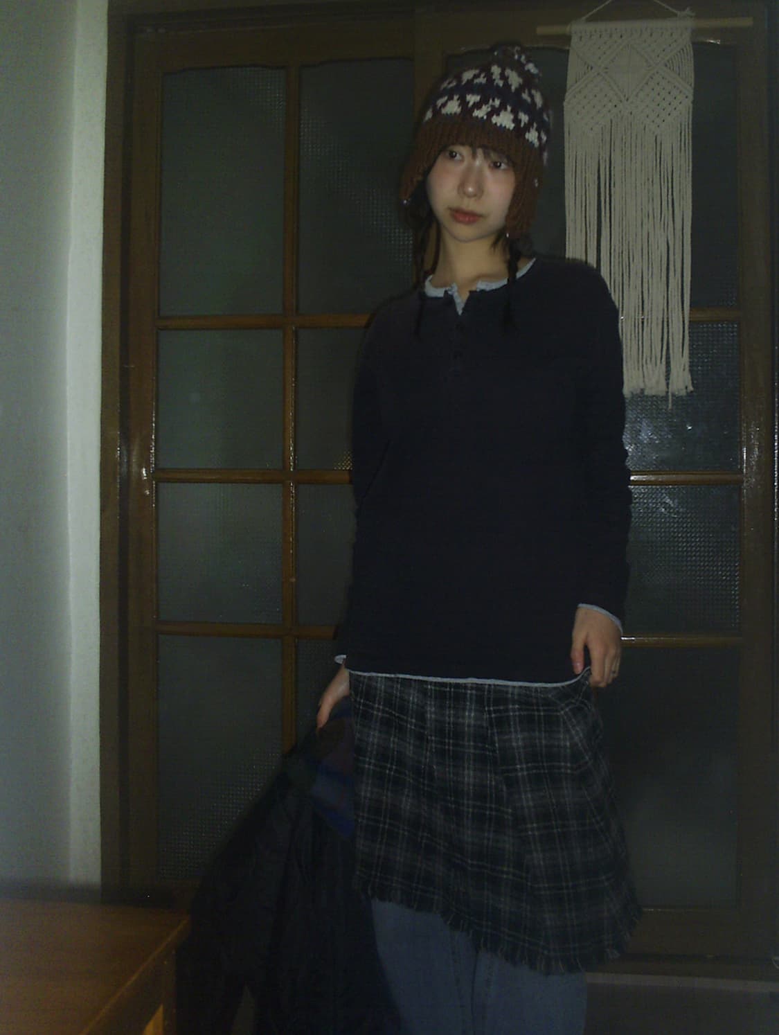 vintage layered long sleeve top[uniqlo] 상품이미지3