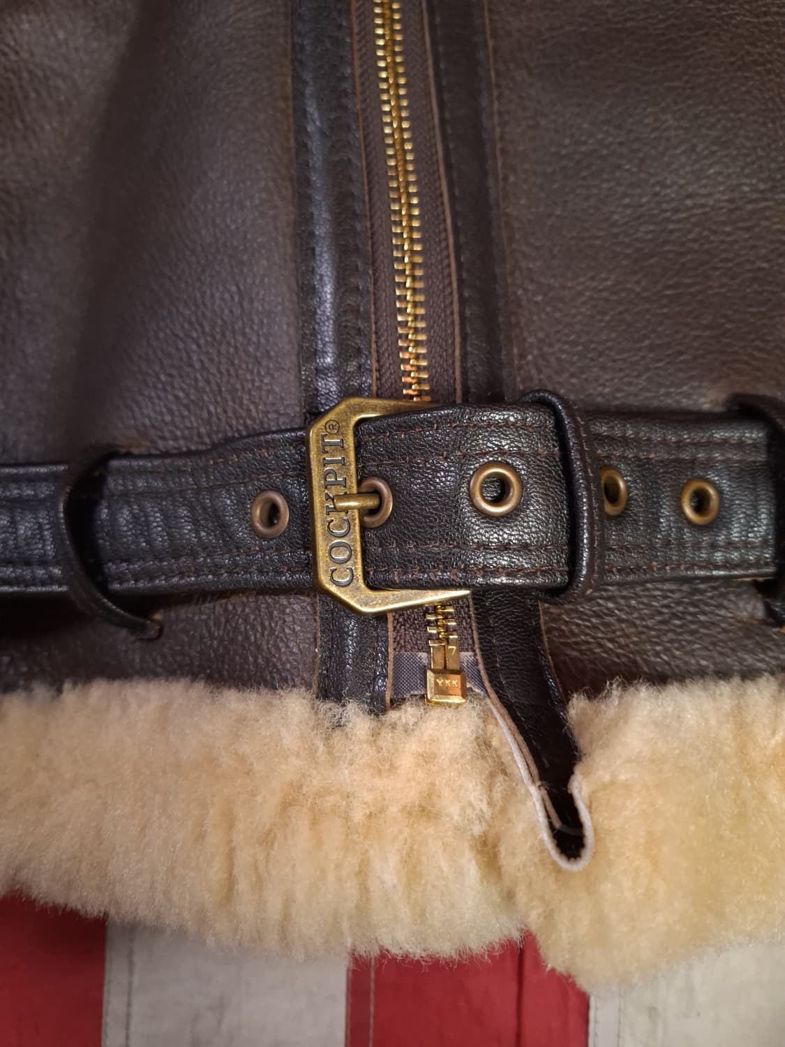 오리지날 미국제조 톰하디 COCKPlT B-3  항공무스탕 상품이미지7