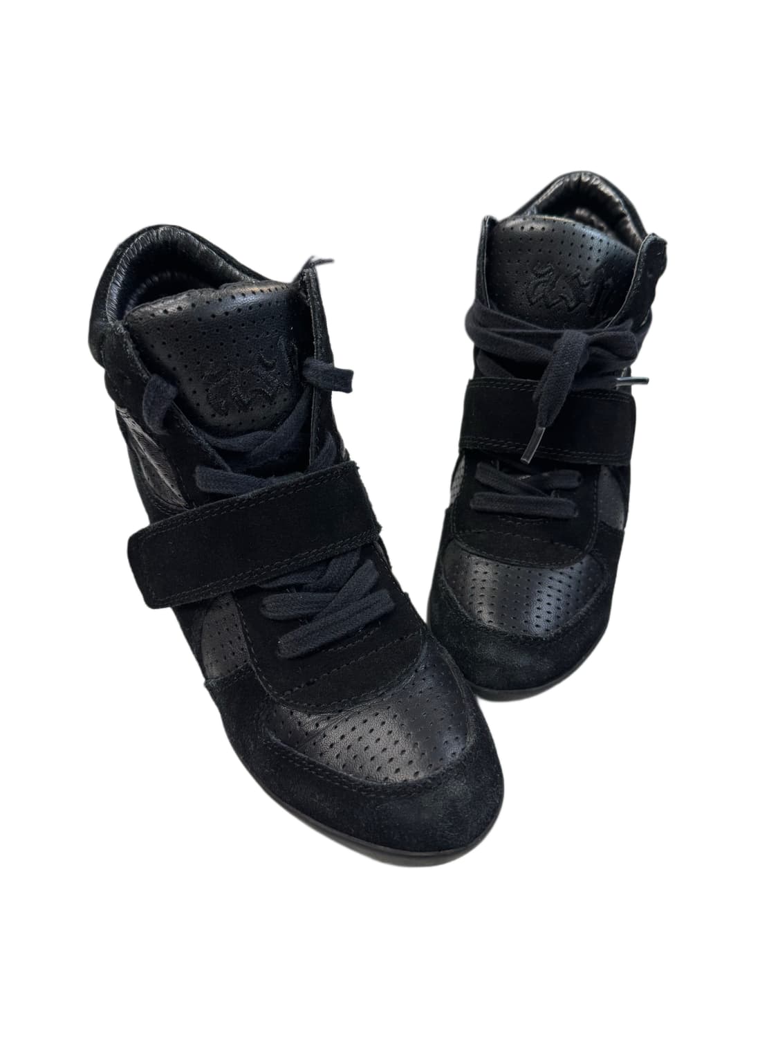 ASH 보위 웨지힐 하이탑 스니커즈 블랙  상품이미지3