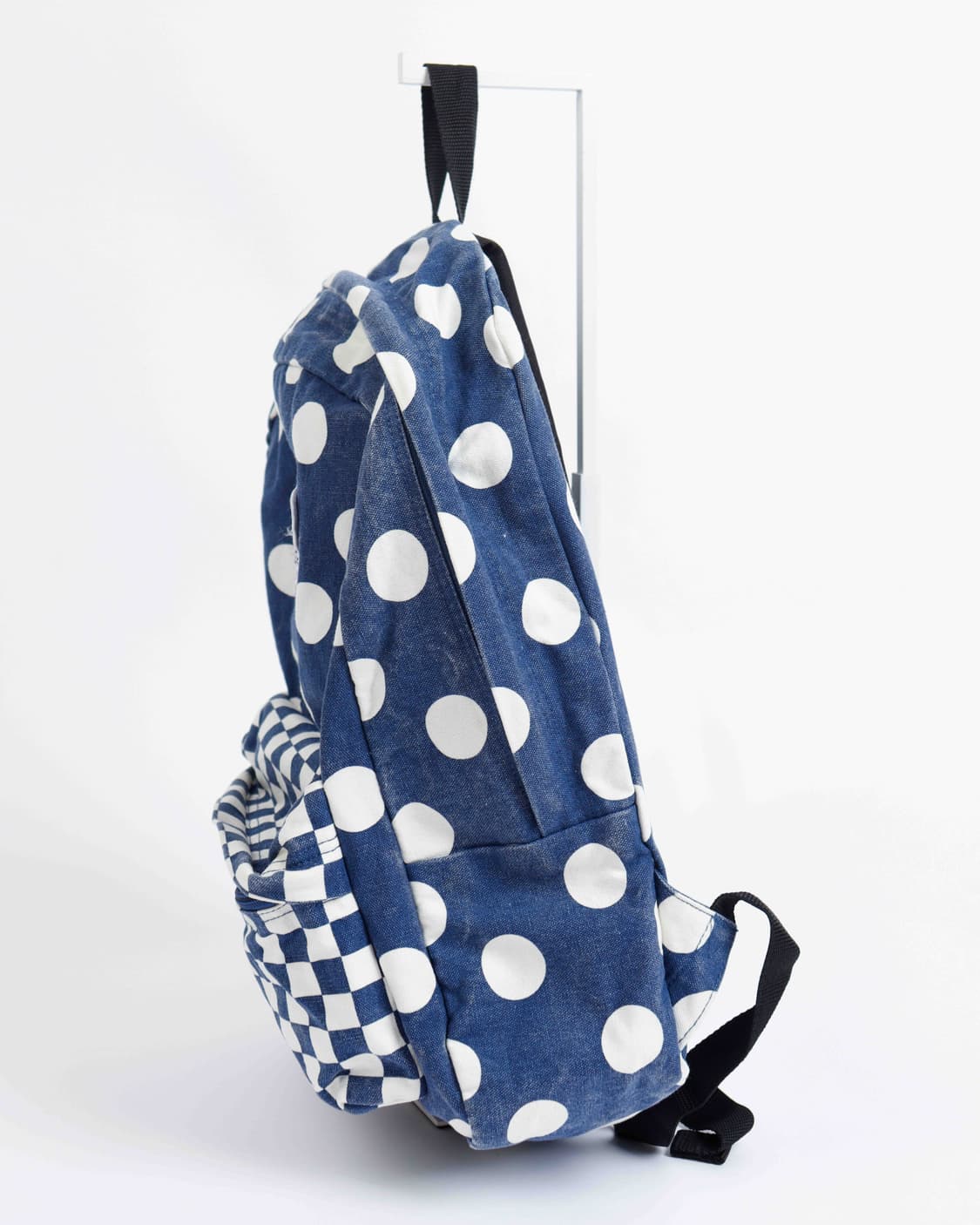 [VANS] 폴카도트 x 체커보드 데님 백팩 상품이미지4