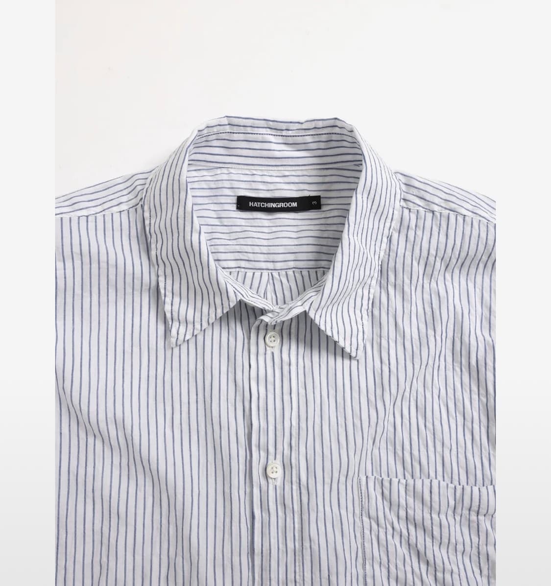 해칭룸 셔링 스트라이프 셔츠 [2] 상품이미지3