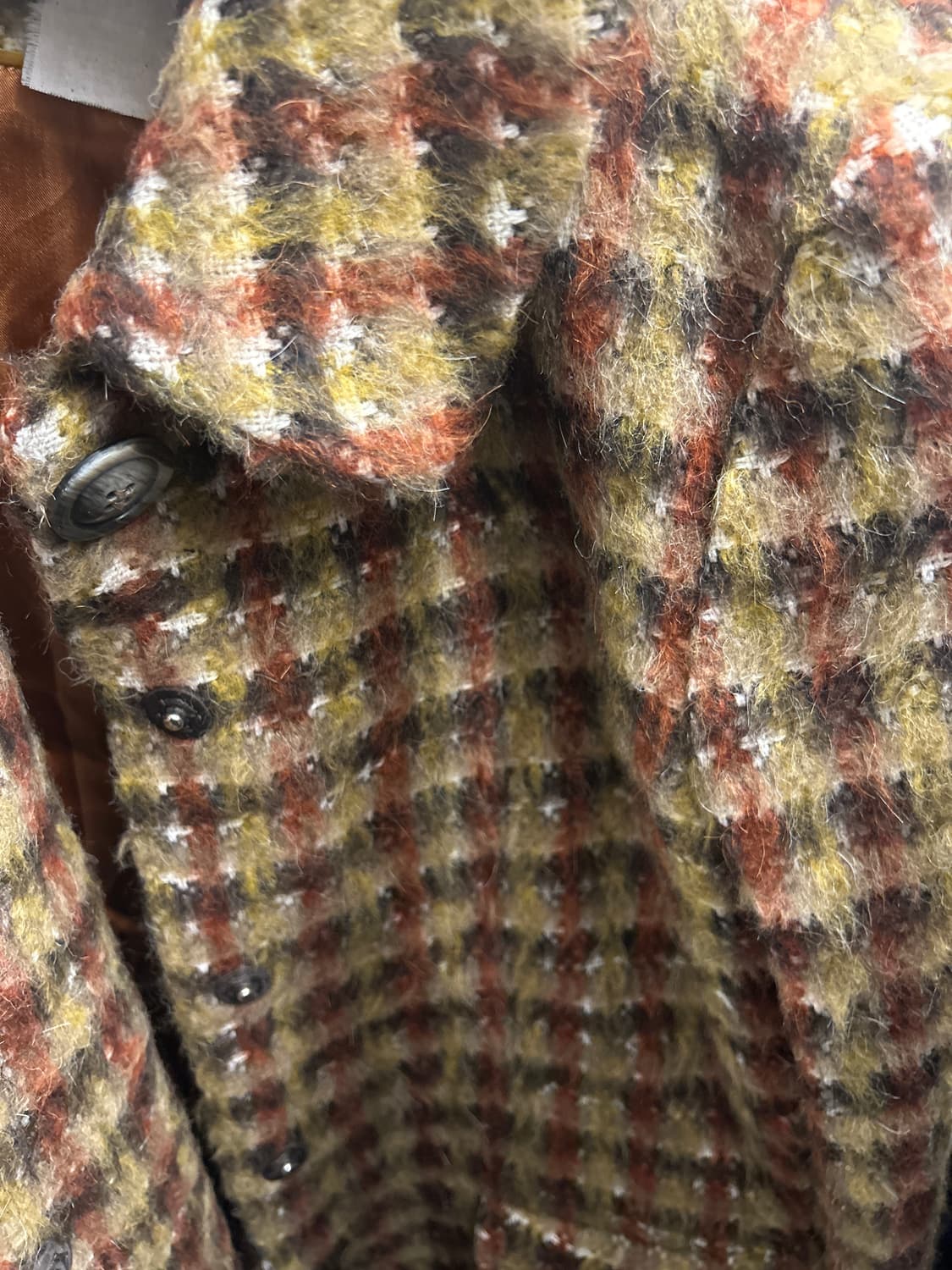 Benetton 트위드 퍼코트 상품이미지4