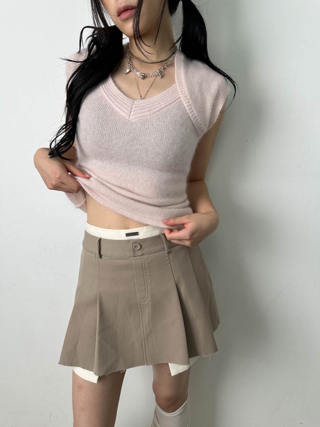 투웨이 플리츠 스커트  상품이미지1