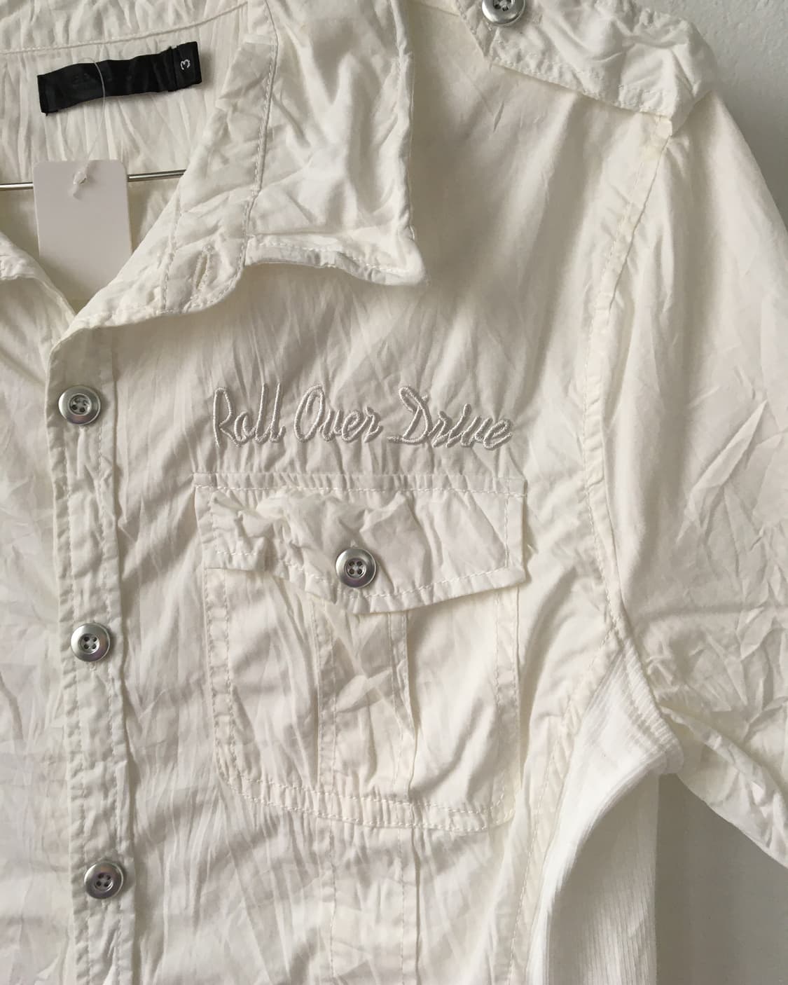 Back needle work point shirt 상품이미지2