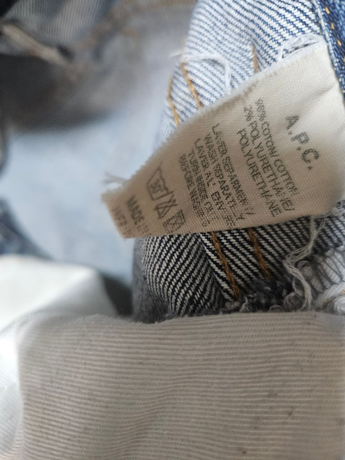 아페쎄 데님 청바지  상품이미지4