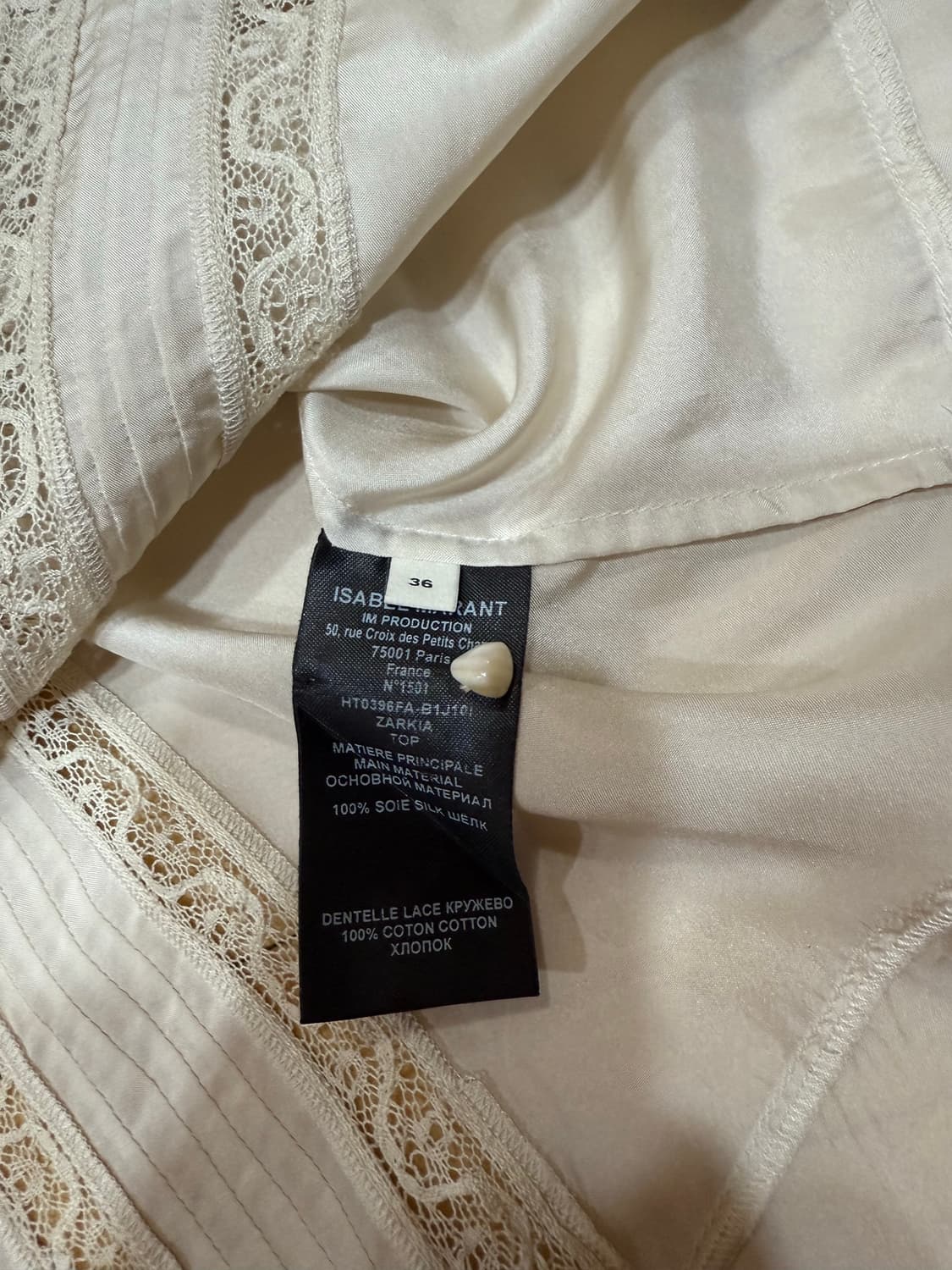 이자벨마랑 zarkia 레이스 탑 상품이미지4