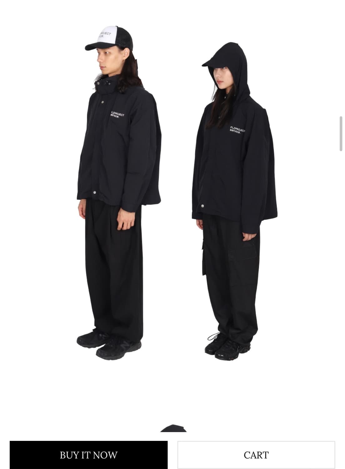 플리즈프로젝트 바람막이 상품이미지2