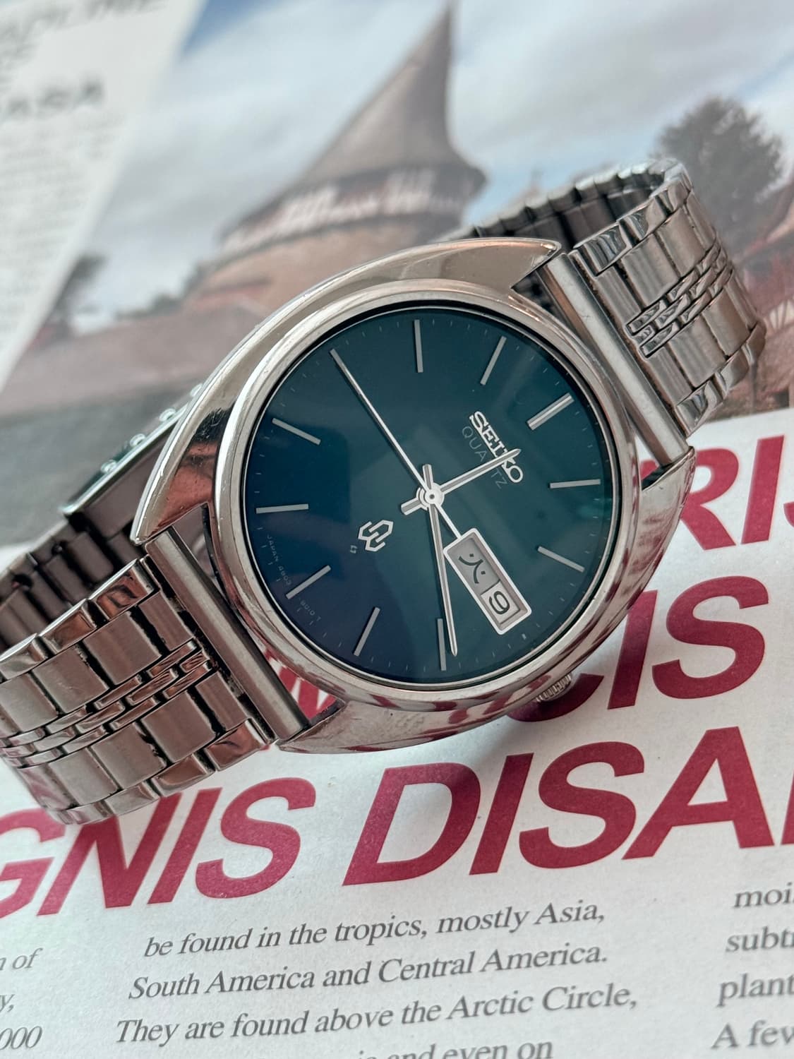  Seiko 세이코 쿼츠 딥블루 Day-Date 1976 상품이미지3